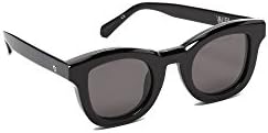 Valley Eyewear Women's Wolfgang Sunglasses, Gloss Black/Black, One Size
