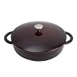 Staub 2.5 Quart Hexagon Saute Pan and Braiser, Aubergine