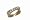 9ct Yellow Gold Ladies Half Eternity Crossover Stone Set Ring Size H