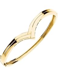14K Yellow Gold Hinged Bangle Bracelet Bracelet