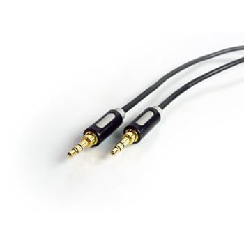 Cable avec AUX-Jack 3.5mm pour connecter l'iPod, iPhone, smartphone et stéréo et des lecteurs MP3 aux chaines-hi-fi et voitures stéréo. Un connecteur 'slimline', pour fonctionner avec des coques d'iPhone et Smartphone (1,2m) Cable avec AUX-Jack 3.5mm pour connecter l'iPod, iPhone, smartphone et stéréo et des lecteurs MP3 aux chaines-hi-fi et voitures stéréo. Un connecteur 'slimline', pour fonctionner avec des coques d'iPhone et Smartphone (1,2m)