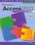 Microsoft Access 2000 QuickTorial