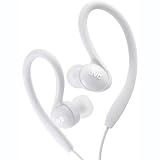 JVC HAEBX85W Inner Ear Sports Clip Headphone (White)