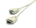 Teccus Universal-Verlängerungskabel für z.B. Maus-/Modem-/Joystick 1.8m 9 pol. SUB-D Stecker - 9 pol. SUB-D Kupplung grau