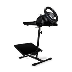 Lenkradtisch von SpeedBlack, ideal f�r Autorennspiele und Flugsimulatoren, schwarz