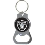 Oakland Raiders Bottle Opener Key Ring - NFL Football Fan Shop Sports Team Merchandise