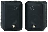 Bic America Rtrv44-2 Indoor/Outdoor 3-Way Speakers (Black)