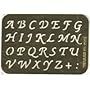 Capital Letters Brass Stencil