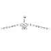 Aurora Glitzy Gem Butterfly Belly Chain
