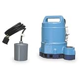Little Giant 10E-CIA-RFS 1/2 HP, 80 GPM - Submersible Sump Effluent Pump w/ Remote Float Switch - 15