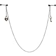 Slave to you Love Barbell Nipple Chain MADE WITH SWAROVSKI ELEMENTS
