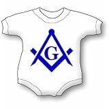 Free Mason Masonic G Logo Baby Ultrasoft Onesie