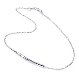 Sterling Silver Beaded Anklet W/ ID 9