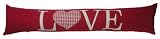 Evans Lichfield Love Polyester Fibre Filled Draught Excluder, 36 x 6-inch