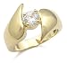 0.50 Carat Solitaire CZ Engagement Ring