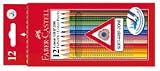Produkt-Bild: 12 FABER CASTELL Farbstifte Buntstifte COLOUR GRIP 2001