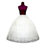 New Adjustable 4 hoop crinoline wedding gown slip