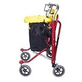 Market Mate Rollator & Shopping Cart Combo - Crimson