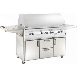 Fire Magic Gas Grills Echelon E1060 Natural Gas Grill With Single Side Burner On Cart