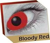XtremeEyez 1 Day Cosmetic Eyewear Bloody Red Contact Lenses