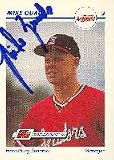 Mike Quade, Harrisburg Senators - Expos Affiliate, 1991 Line Drive Pre-Rookie Autographed Card