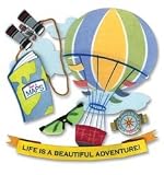 Jolee's Boutique Themed Ornate Stickers-Hot Air Balloon