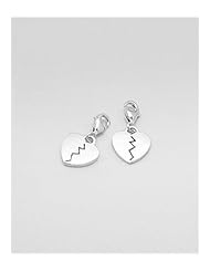 Heart Charm In 92.5 Sterling Silver