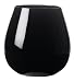 Artland Midnight Black Stemless Round, Set of 4
