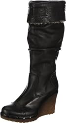 Manas Marti 122D1108SHX, Damen Fashion Stiefel, Schwarz (NERO+NERO), EU 37