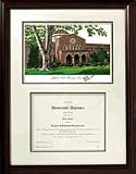 Scholar California State ( Chico ) Wildcats NCAA 18 &acute; x 24 &acute; Framed Limited Edition Lithograph with Diploma Opening - B0001TAINE
