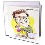 Londons Times Funny Panel Hollywood Cartoons - Bill Gates, Say It Ain t So - Greeting Cards-6 Greeting Cards with envelopes