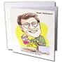 Londons Times Funny Panel Hollywood Cartoons - Bill Gates, Say It Ain t So - Greeting Cards-6 Greeting Cards with envelopes