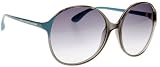 Marc By Marc Jacobs Women's 153 Grey / Turquoise Frame/Grey Gradient Lens Plastic Sunglasses
