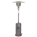 Fire Sense Hammer Tone Silver Standard Series Patio Heater