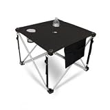 EARTH COMPACT SUN TABLE w/ Two (2) CUP HOLDERS. Very Compact, TAKE IT ANYWHERE LOW PRICE! EASY Set Up & Take Down - STRONG Lightweight Frame