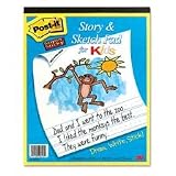 Post-it Super Sticky Story & Sketch Pad, 25 Sheets (562-PSTP)