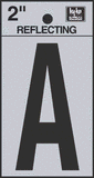 Hy-ko Products 2in Reflective Letter A 10 Pack