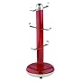 Typhoon Capsule Gloss Buick Red Steel Body Mug Tree with Stainless Steel Arms and Non Slip Feet