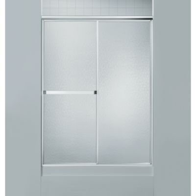 Sterling 660B/SP-46S Standard Shower Door 65H x 41 - 46W Hammered Glass (Special w/ 2 sets of jams