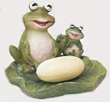 FROG lily pad SOAP DISH Bath bathroom Home Decor froggy