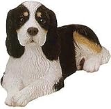 Cavalier King Charles Spaniel (Tri-color) Figurine, Apprx 7 Inches (K-9 Kreations Dog Sculpture) - CKCS