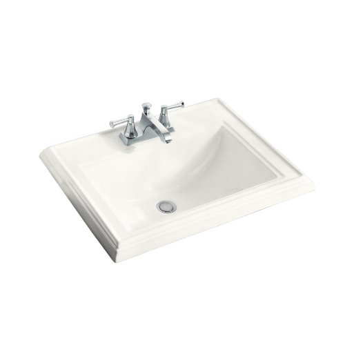 KOHLER Memoirs White Topmount Bath Sink 2241-1-0