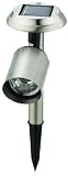 Pewter Solar LED 13 High Landscape Spot Light