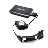 iBattz Mojo Swappable Universal Power Card w/ Treble Cable - 2500mAh USB External Battery Pack and Charger for iPad2, iPad, iPhone 4S 4, 3Gs 3G (AT&T and Verizon), iPod Touch (1G 2G 3G 4G 5G), Motorola Droid Phones, Android cellphones,HTC EVO Amaze Rezound vivid radar Titan rhyme ,Blackberry, Samsung Galaxy S S2 EPIC Focus, Motorola Droid 1 2 x Razr, Nokia lumia 800 900