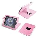 IPAD LEATHER CASE WITH STAND PINK