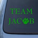 TEAM JACOB - Twilight - Vinyl Car Decal Sticker #1474 | Vinyl Color: Green