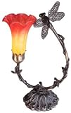 Large Lilly Lamp with Dragonfly