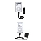 Essential Kit for the Apple iPod Photo (60GB) - includes Car and Wall Charger with Rapid Charge Technology - Gomadic Brand w/ TipExchange Technology