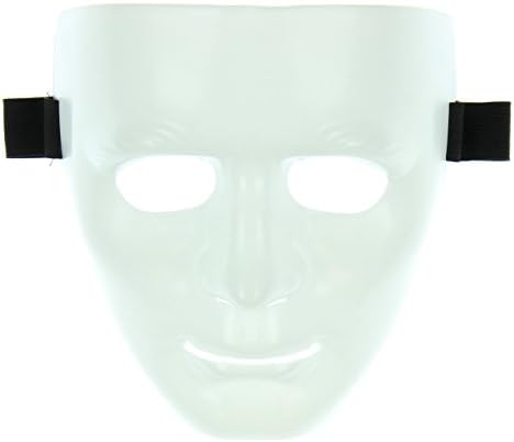All White Gonzo Mask