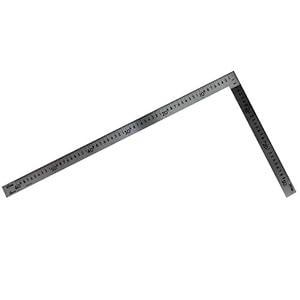 【クリックで詳細表示】63412 シンワ 曲尺 中金普及型ステン 60cm×30cm裏面2尺×1尺 併用目盛 1819ah： ホーム＆キッチン